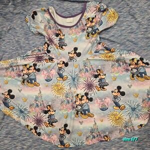 Disney Mickey and Minnie Dress Cinderella‎ Castle Twirls size 6/7